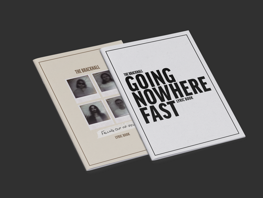 "FALLING OUT OF VIEW" + "GOING NOWHERE FAST" LYRIC BOOKS [PRE ORDER]