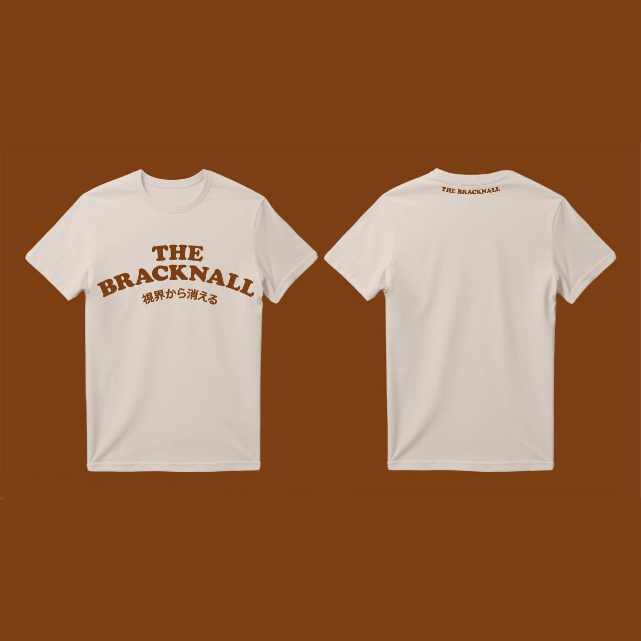 THE BRACKNALL 'FALLING OUT OF VIEW' JAPANESE LOGO T-SHIRT