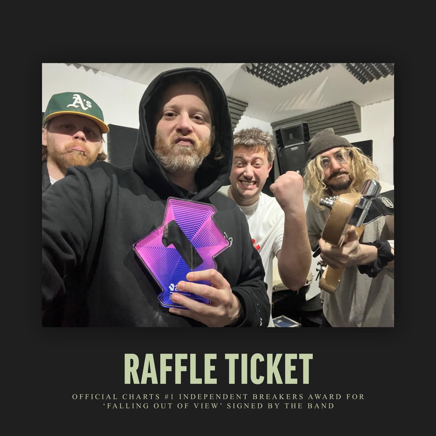 Official Charts #1 Independent Breakers Award for ‘Falling Out Of View’ [1 of 1] [Raffle Item]