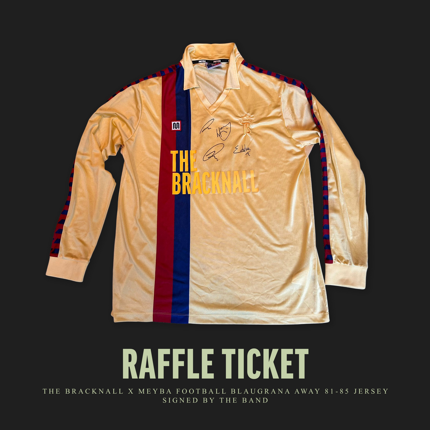 Jack’s Personal THE BRACKNALL X MEYBA Football Shirt [1 of 1] [Raffle Item]