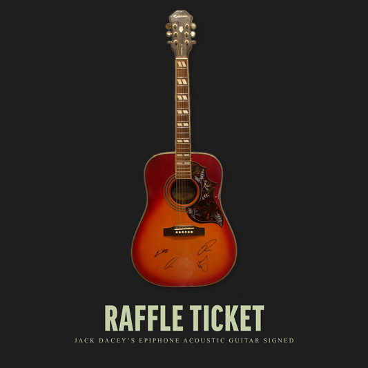Jack’s Acoustic Epiphone Guitar Signed By The Band [Raffle Item]