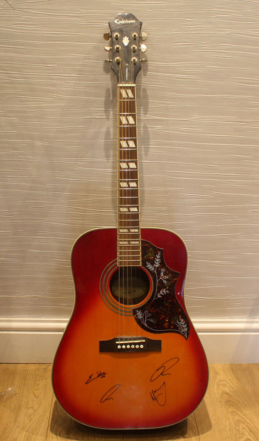 Jack’s Acoustic Epiphone Guitar Signed By The Band [Raffle Item]